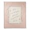 50" x 60" Script Florals Precious to Us Coral Fleece Blanket
